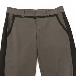 Vince Women’s Tuxedo Stripe Tailored Pants Size 0 Charcoal Quiet Luxury